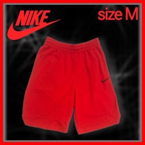 NIKE red drawstring sports SHORTS size M